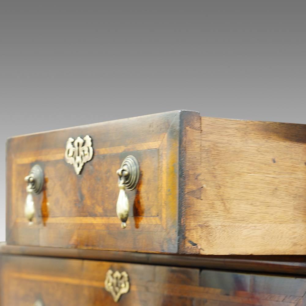 William and Mary Antique Chest on Stand