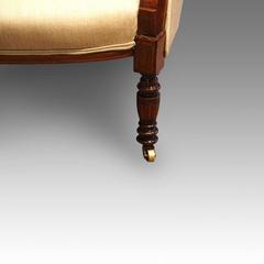 Victorian Inlaid Rosewood Double Ended Sofa