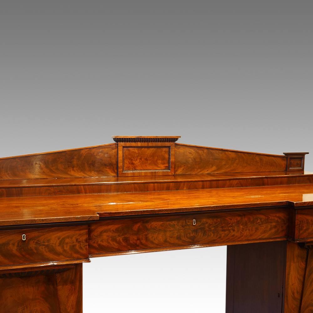 Early 19th Century William IV Mahogany Pedestal Sideboard