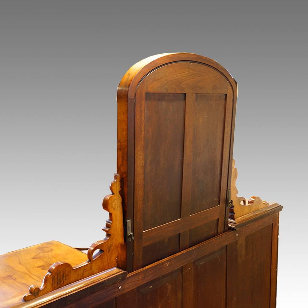 Magnificent Victorian Walnut Cheval Dressing Table 3