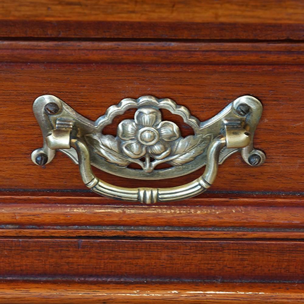 19th Century Victorian Walnut Double Pedestal Desk