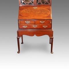 Antique Mahogany Small Bureau Bookcase