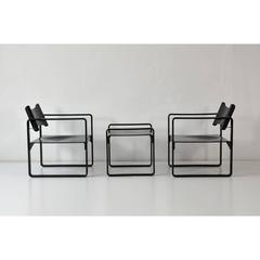 1960s Puristic Verner Panton for Thonet Armchairs