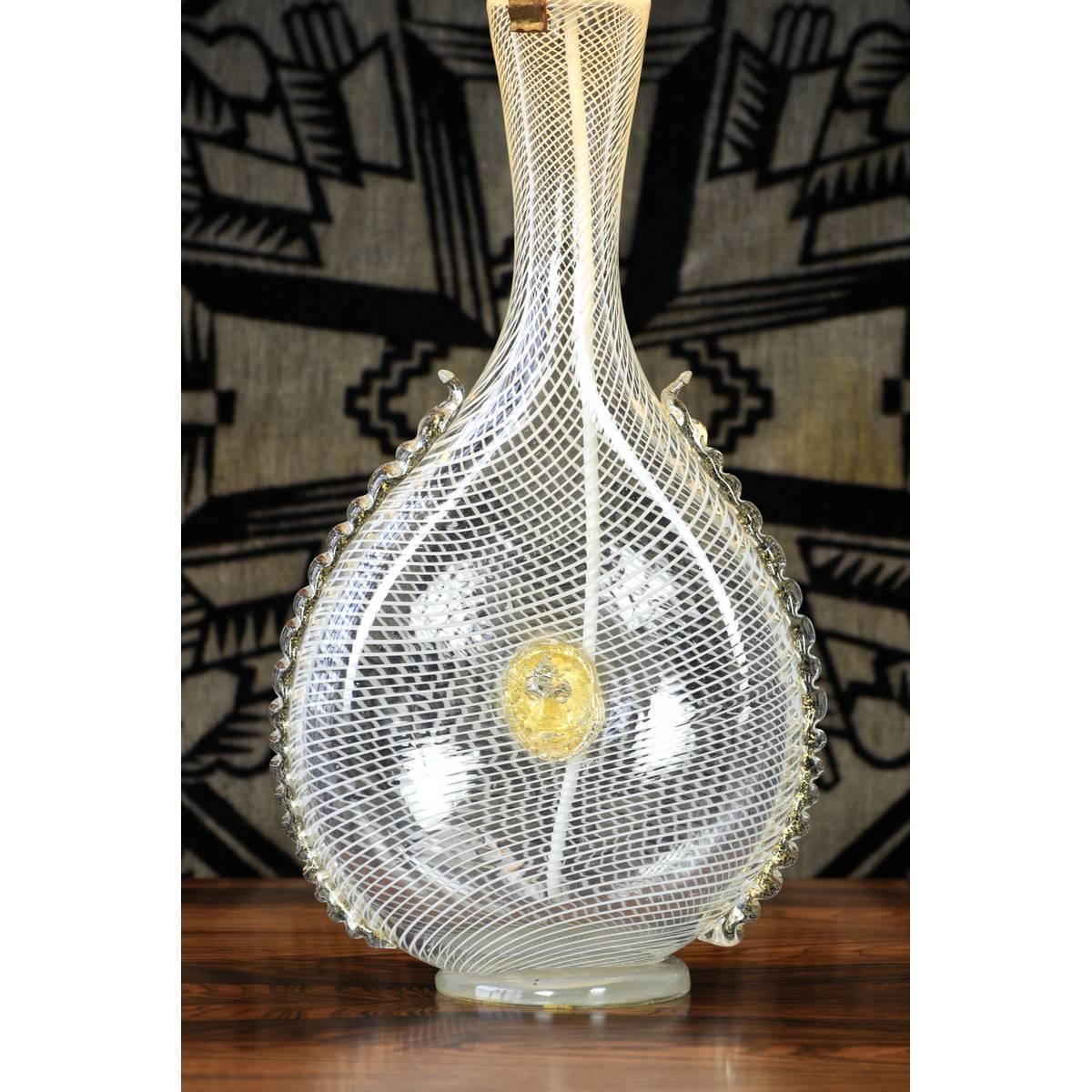 Mid-Century Modern Decorative Murano Table Lamp, 1950s