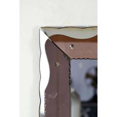 1930s Art Deco Two-Tone Mirror, Italy