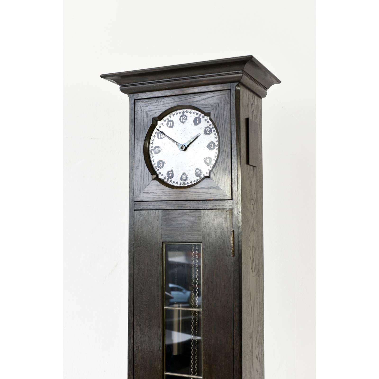 Art Nouveau Rare Tall Clock Richard Riemerschmid, Germany, 1908 For Sale