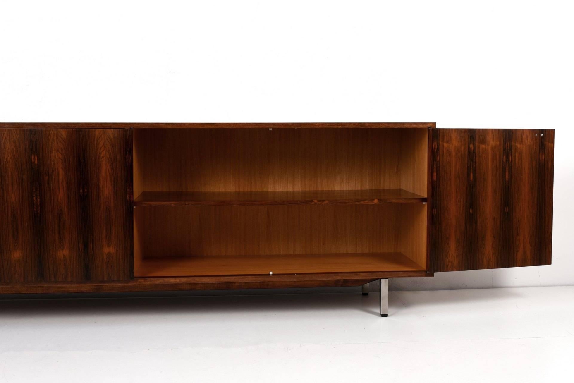 Gorgeous Rosewood Sideboard, Germany, 1960s In Good Condition For Sale In Berlin, DE