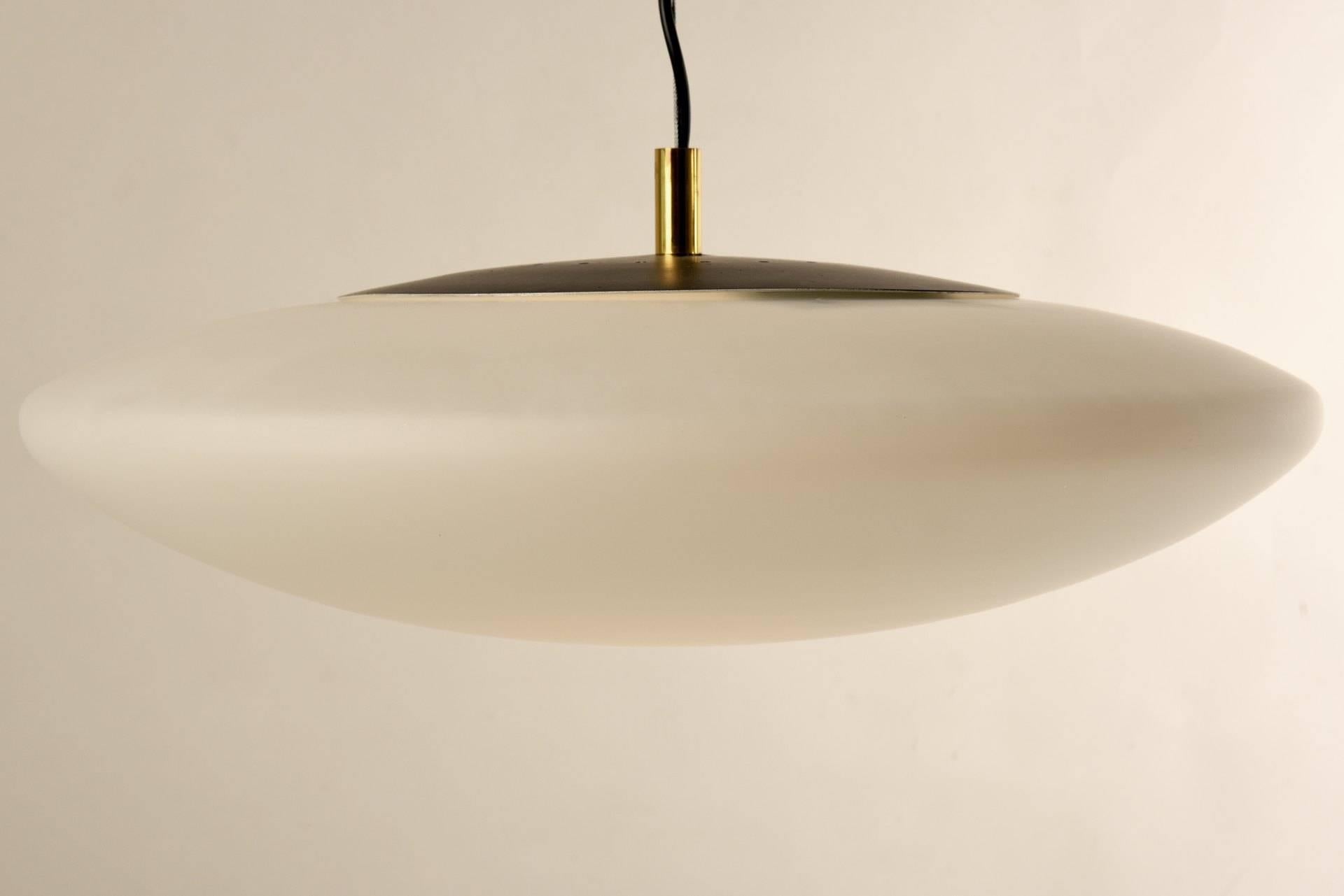 Mid-Century Modern Pendant Lamp Design Gaetano Sciolari for Stilnovo, Italy, 1953 For Sale