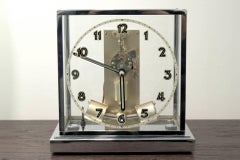 Table Clock under Glass Dome Junghans ATO, 1935