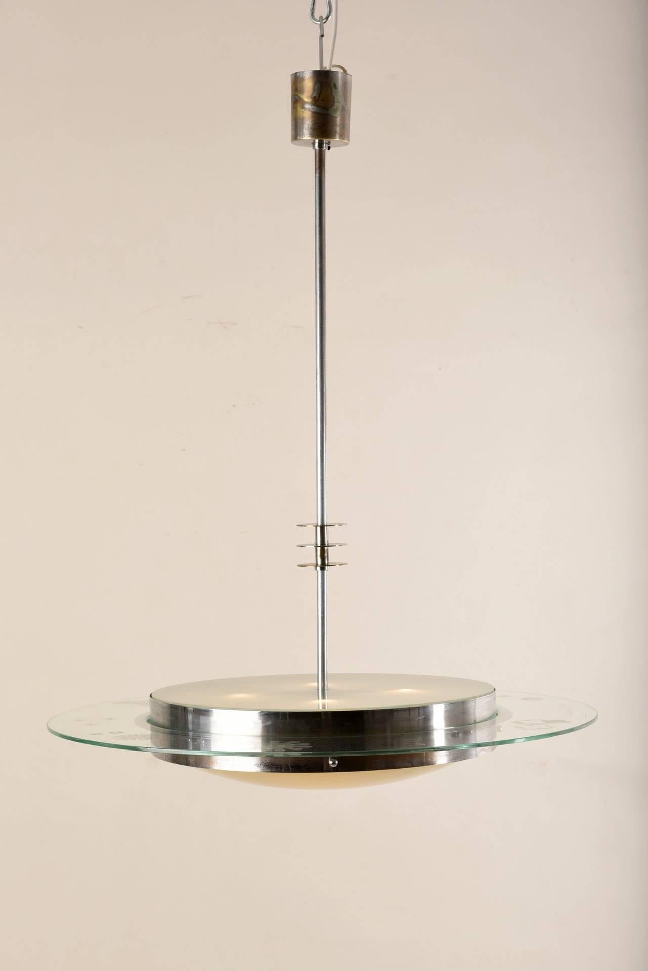 Pietro Chiesa Lamp by Fontana Arte, Italy, 1930s For Sale 2