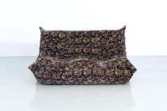 Original Velvet Togo Sofa Set by Michel Ducaroy for Ligne Roset, 1970s