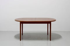Vintage Double Extendable Teak Dining Table by Nils Jonsson for Troeds