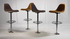 Vintage Bar Stools by Ray & Charles Eames for Herman Miller, Set of Four
