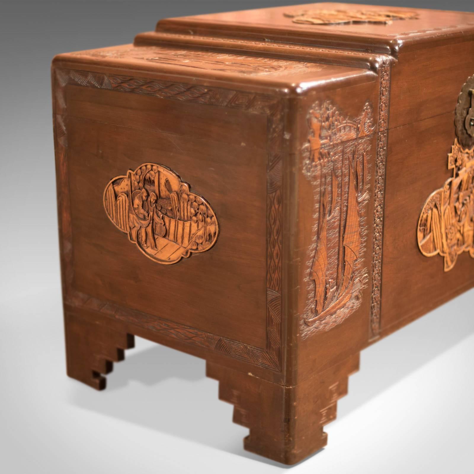 antique camphor chest