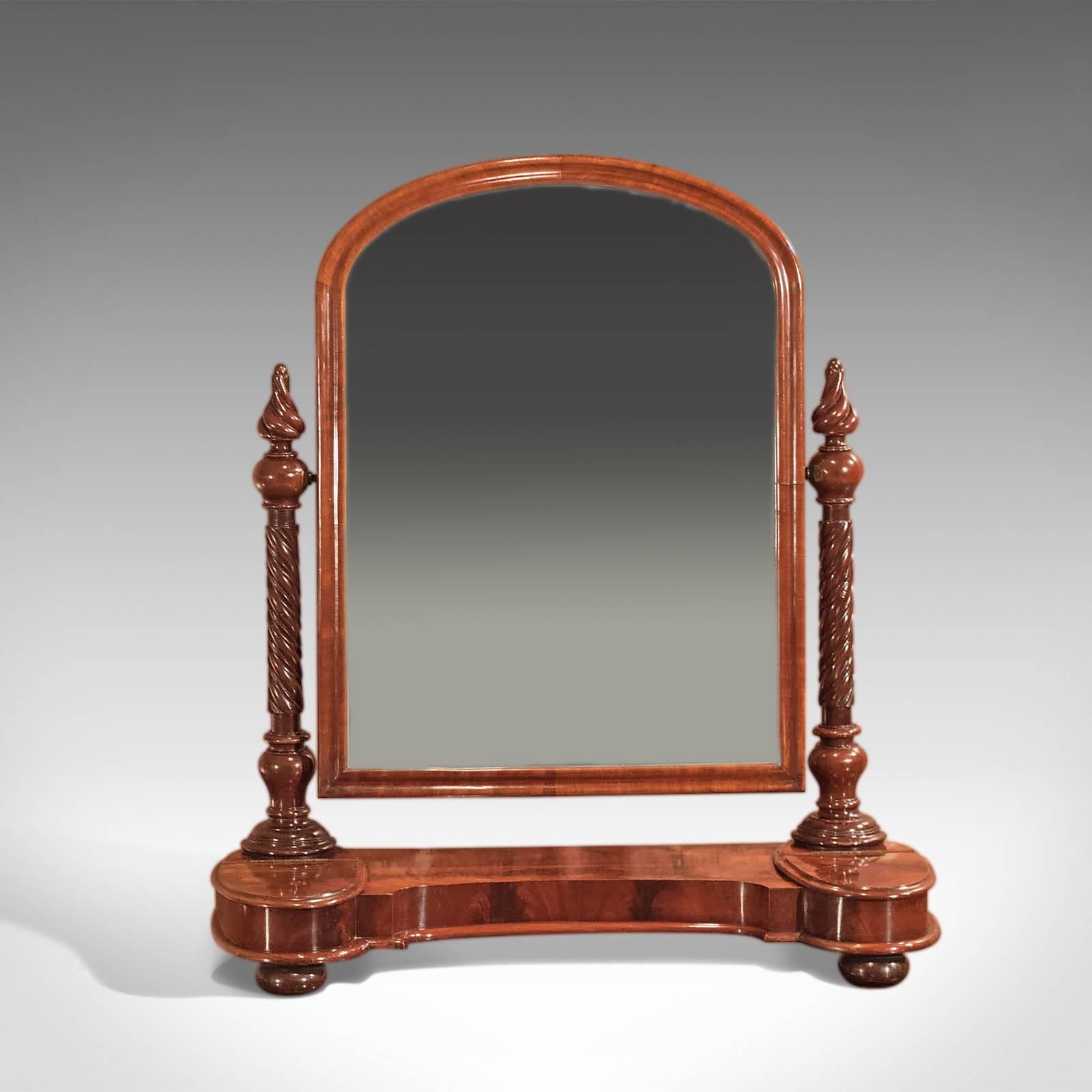 British 19th Century Antique Mirror Regency Dressing Table, circa 1820
