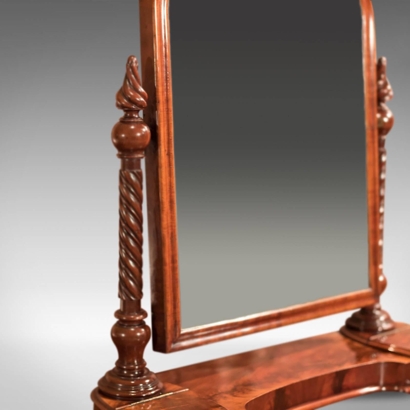 19th Century Antique Mirror Regency Dressing Table, circa 1820 2