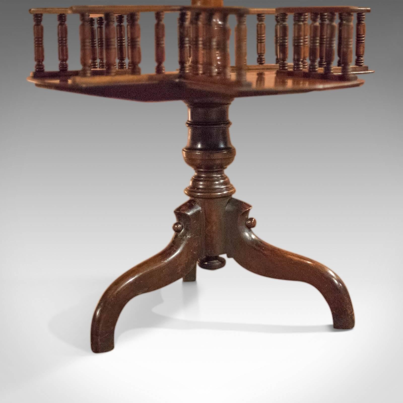 19th Century Victorian Wine Knitting Table, circa 1850 In Good Condition In Hele, Devon, GB