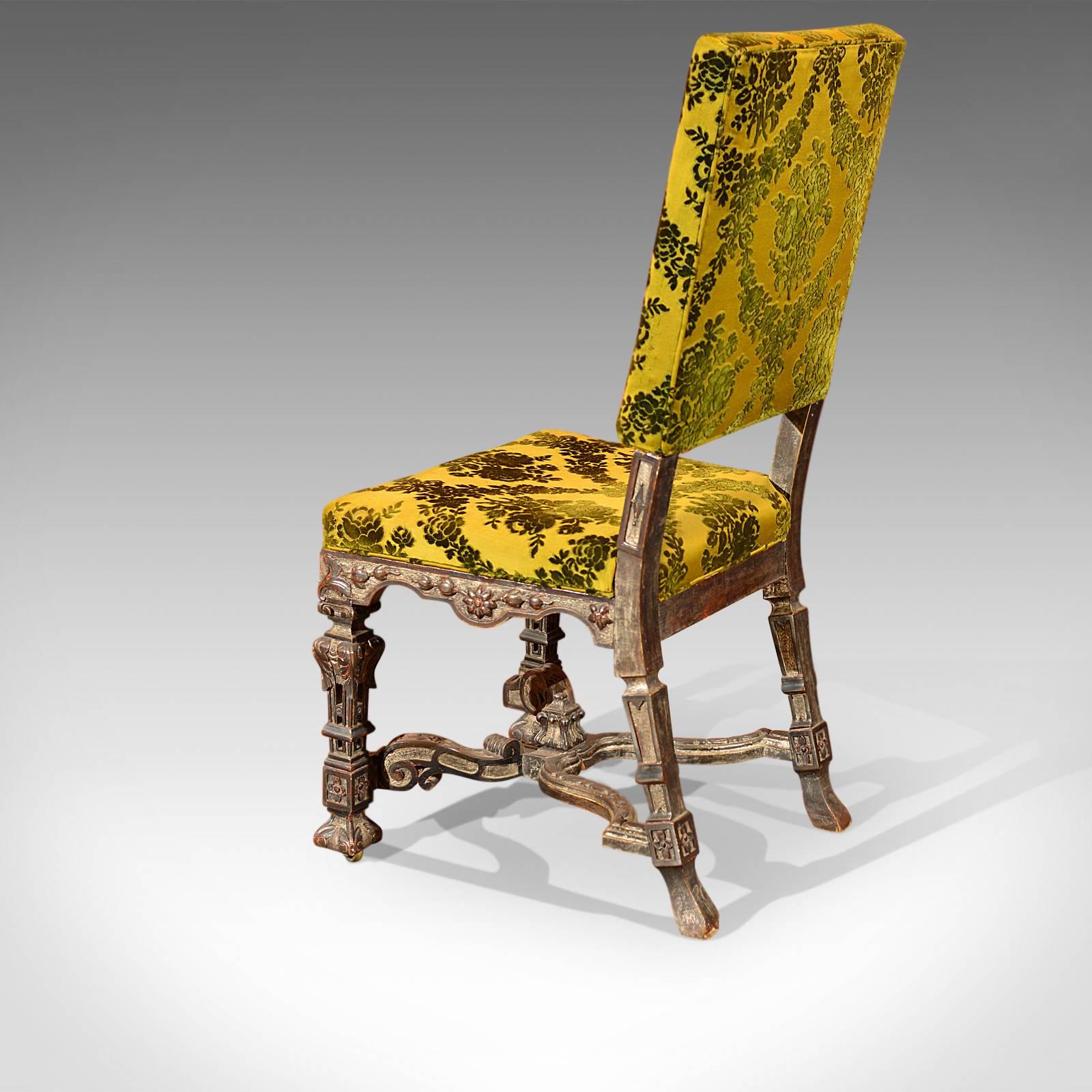 Hardwood Antique Side Chair, French, 19th Century