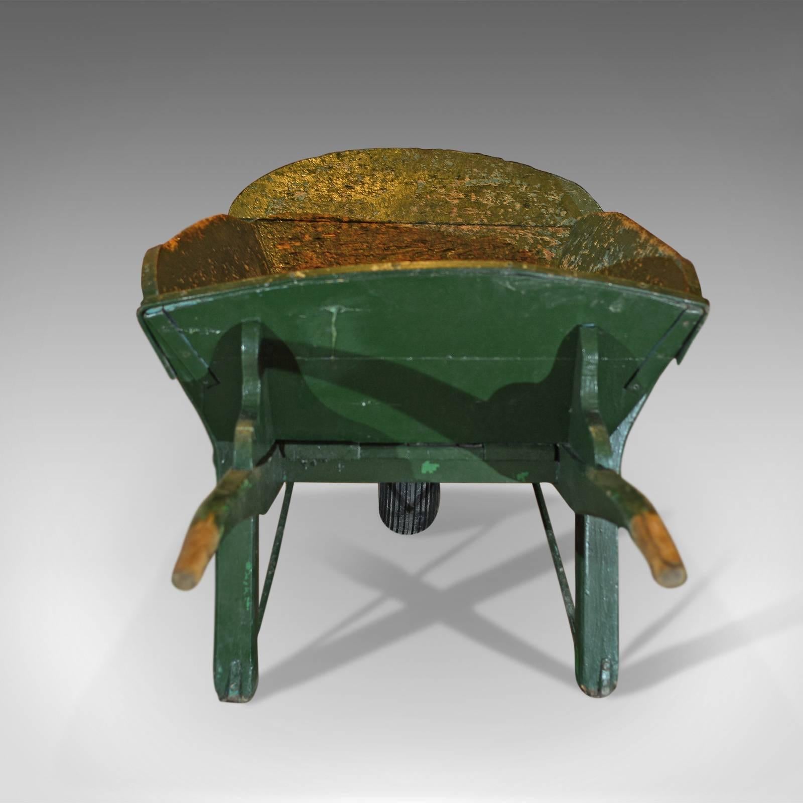 British Victorian Garden Antique Wheelbarrow, Planter