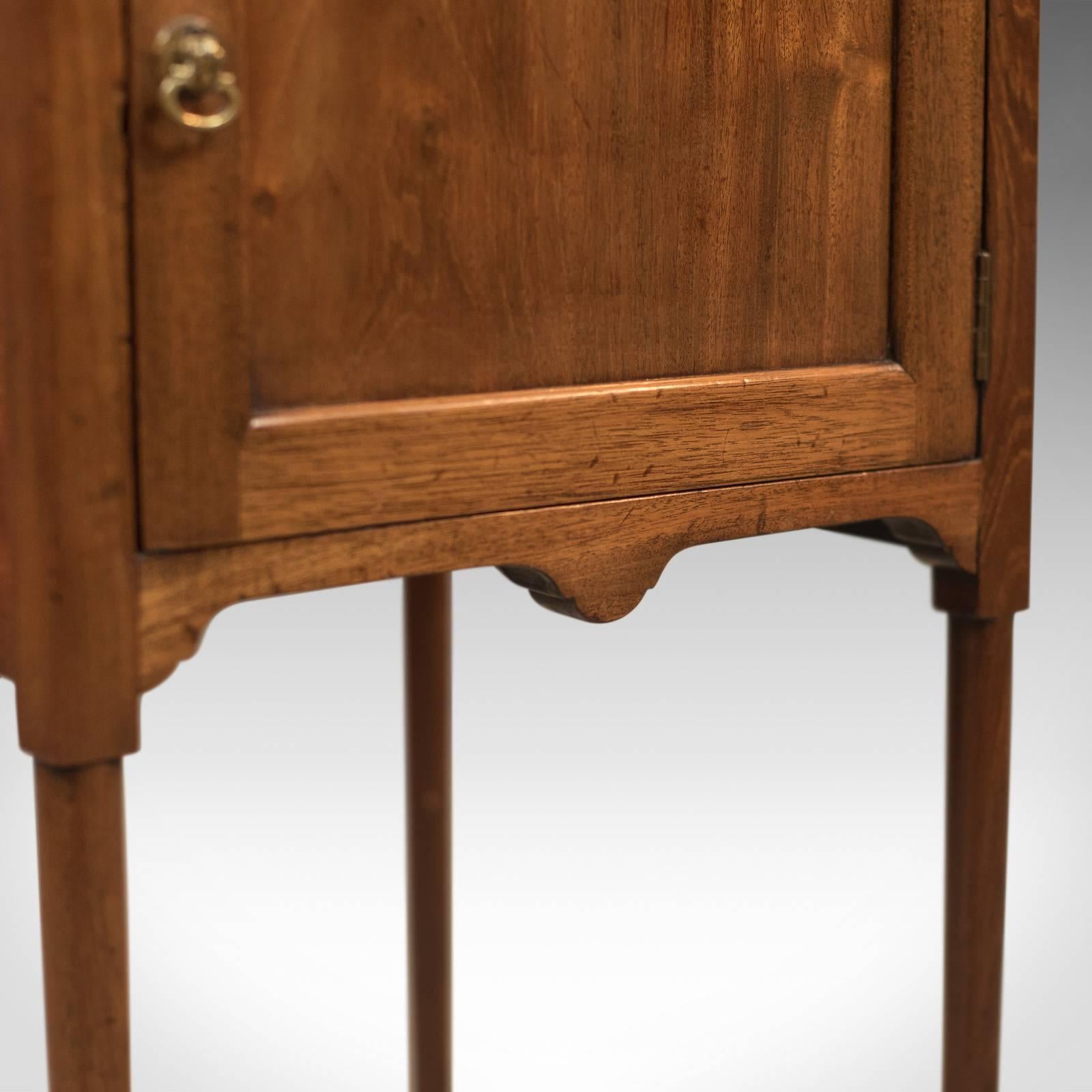 Antique Bedside Cabinet, Georgian Pot Cupboard Nightstand 1