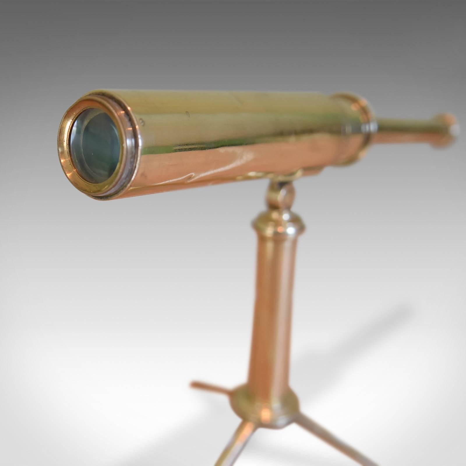 Rare Miniature Dollond Antique Telescope, Refracting Achromatic, 18th Century In Good Condition In Hele, Devon, GB