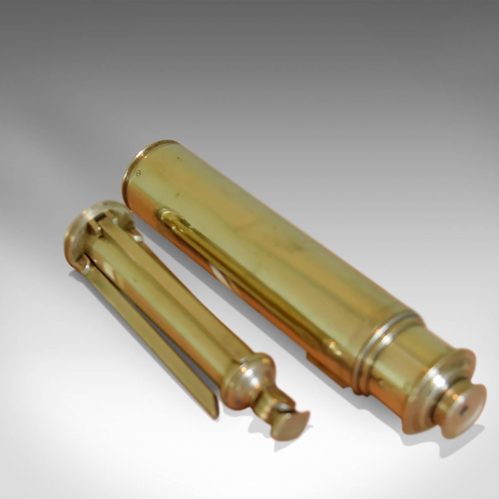 Brass Rare Miniature Dollond Antique Telescope, Refracting Achromatic, 18th Century