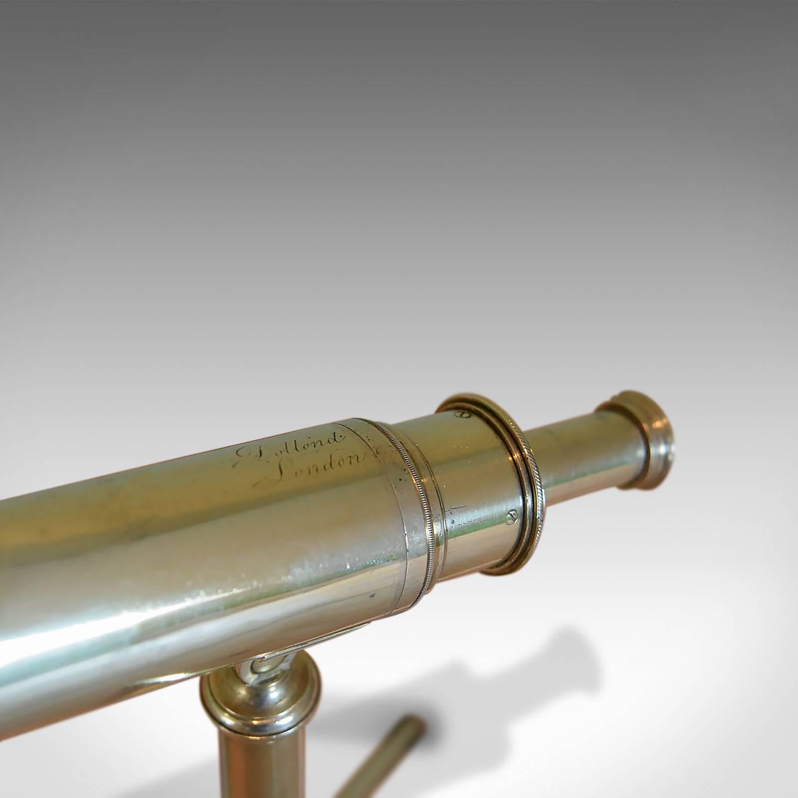 Rare Miniature Dollond Antique Telescope, Refracting Achromatic, 18th Century 2