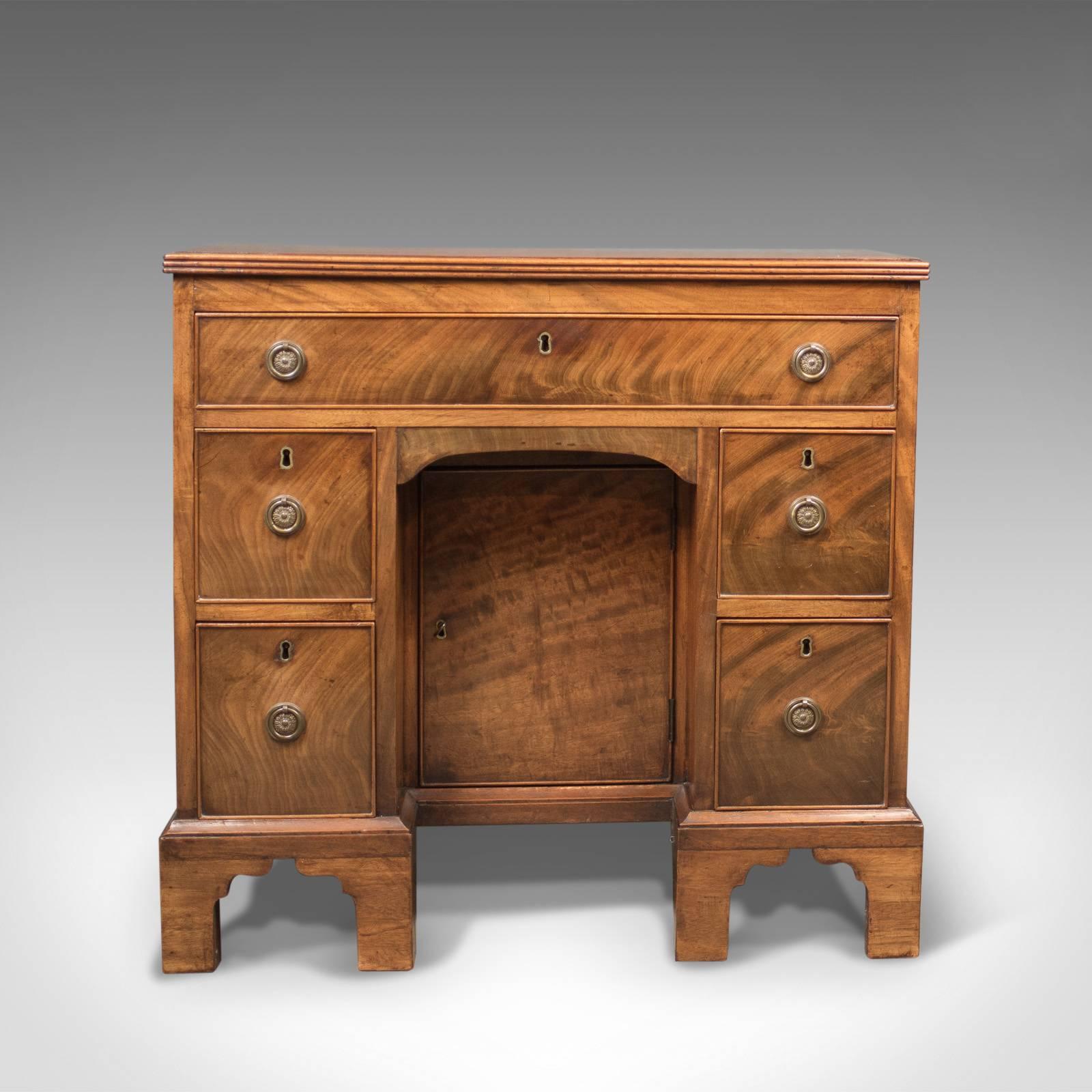 kneehole desk antique