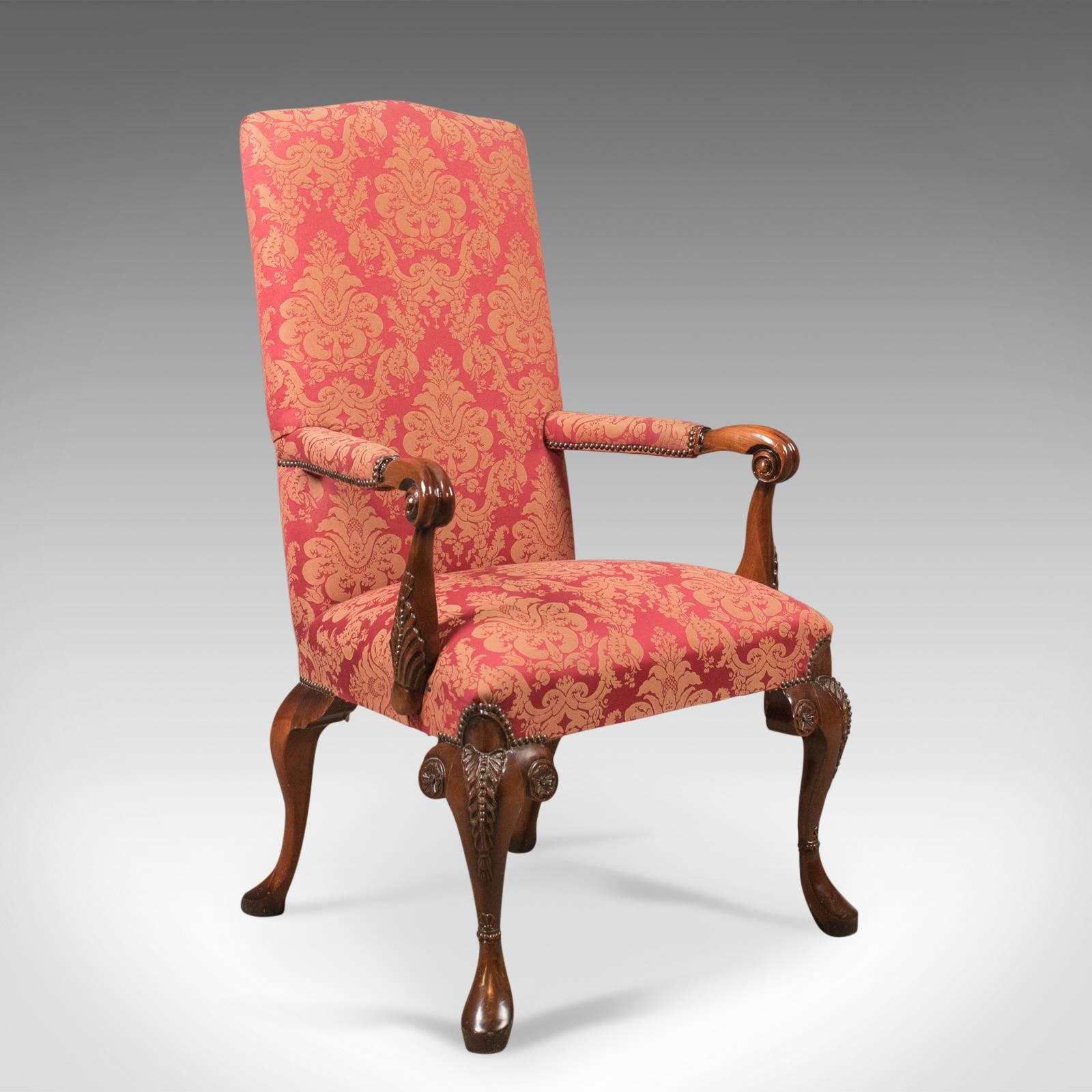 Contemporary Set of Ten Upholstered Dining Chairs in Early 18th Century Manner, 20th Century