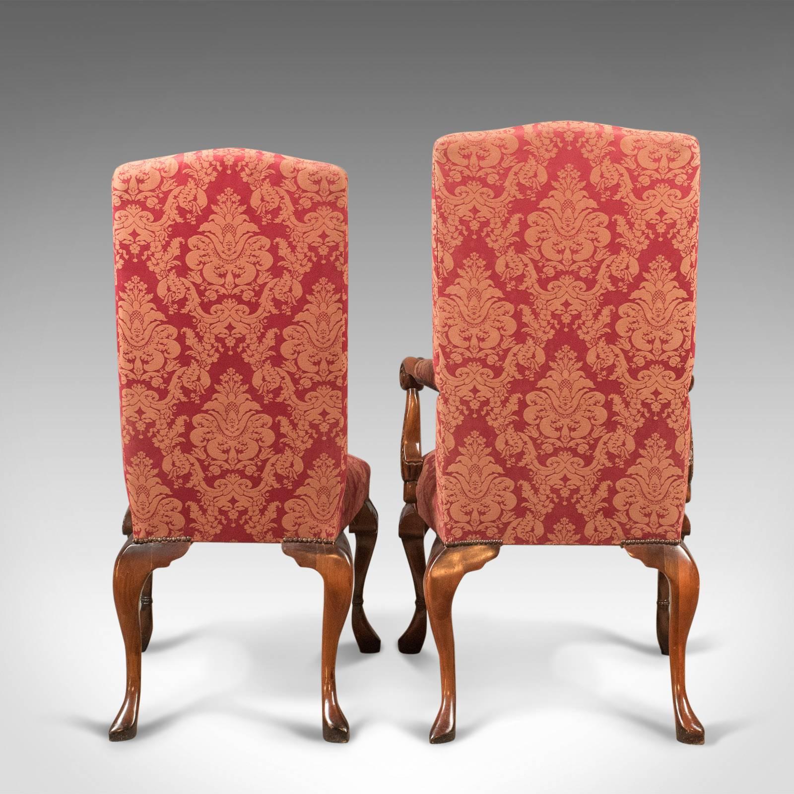 Set of Ten Upholstered Dining Chairs in Early 18th Century Manner, 20th Century In Excellent Condition In Hele, Devon, GB