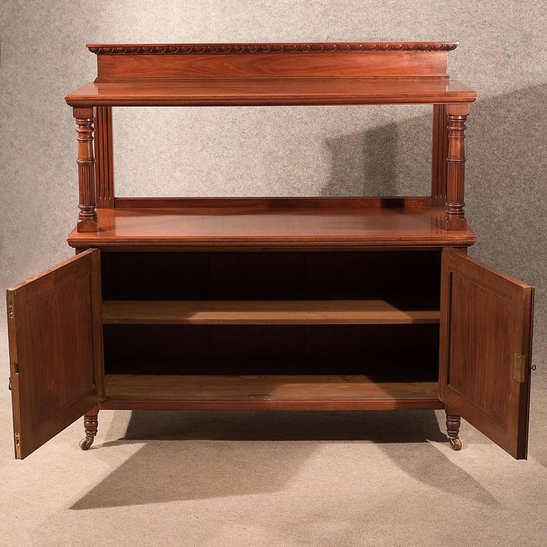 Antique Buffet Server Sideboard Mahogany Victorian English