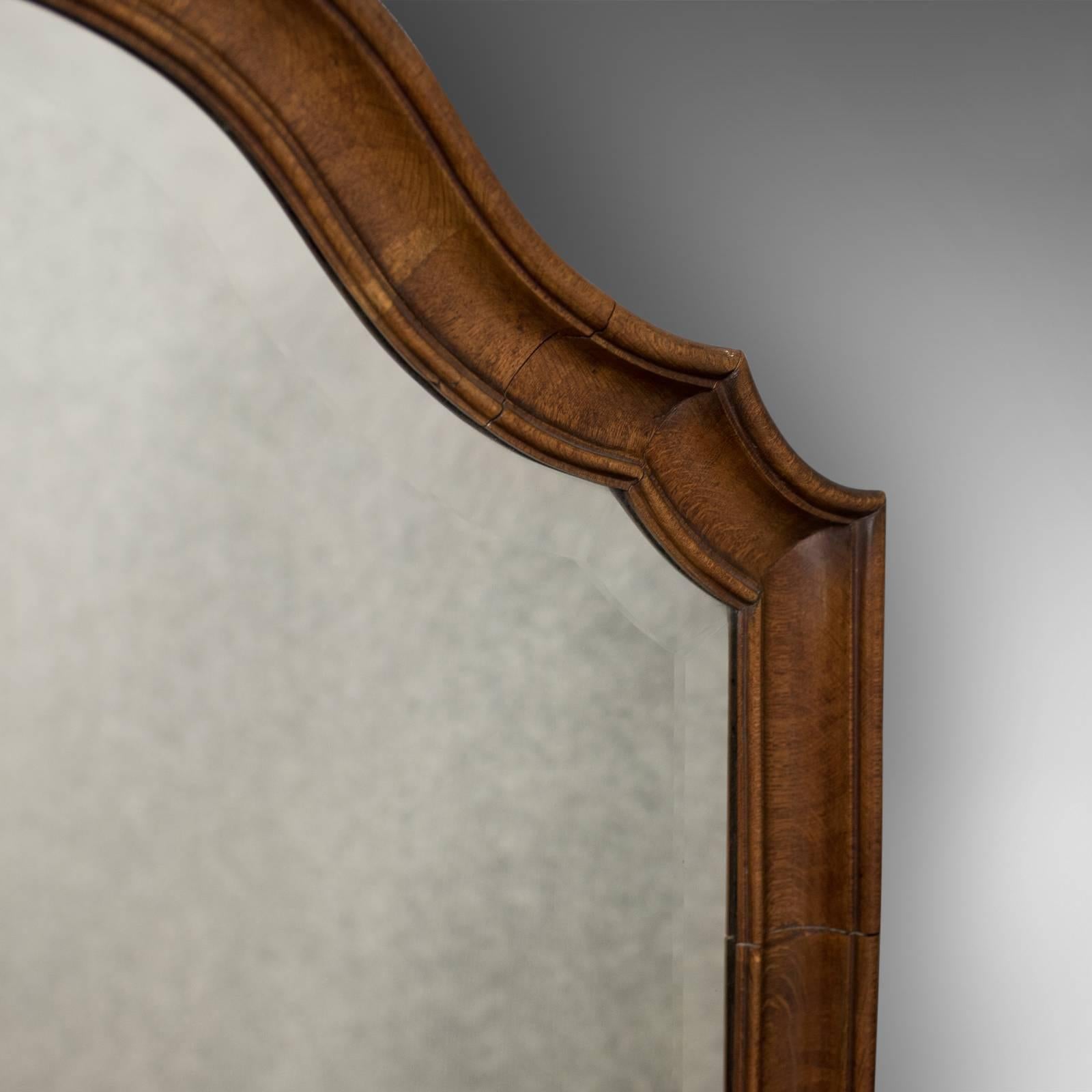 Antique Wall Mirror, English, Walnut, Edwardian, circa 1910 2