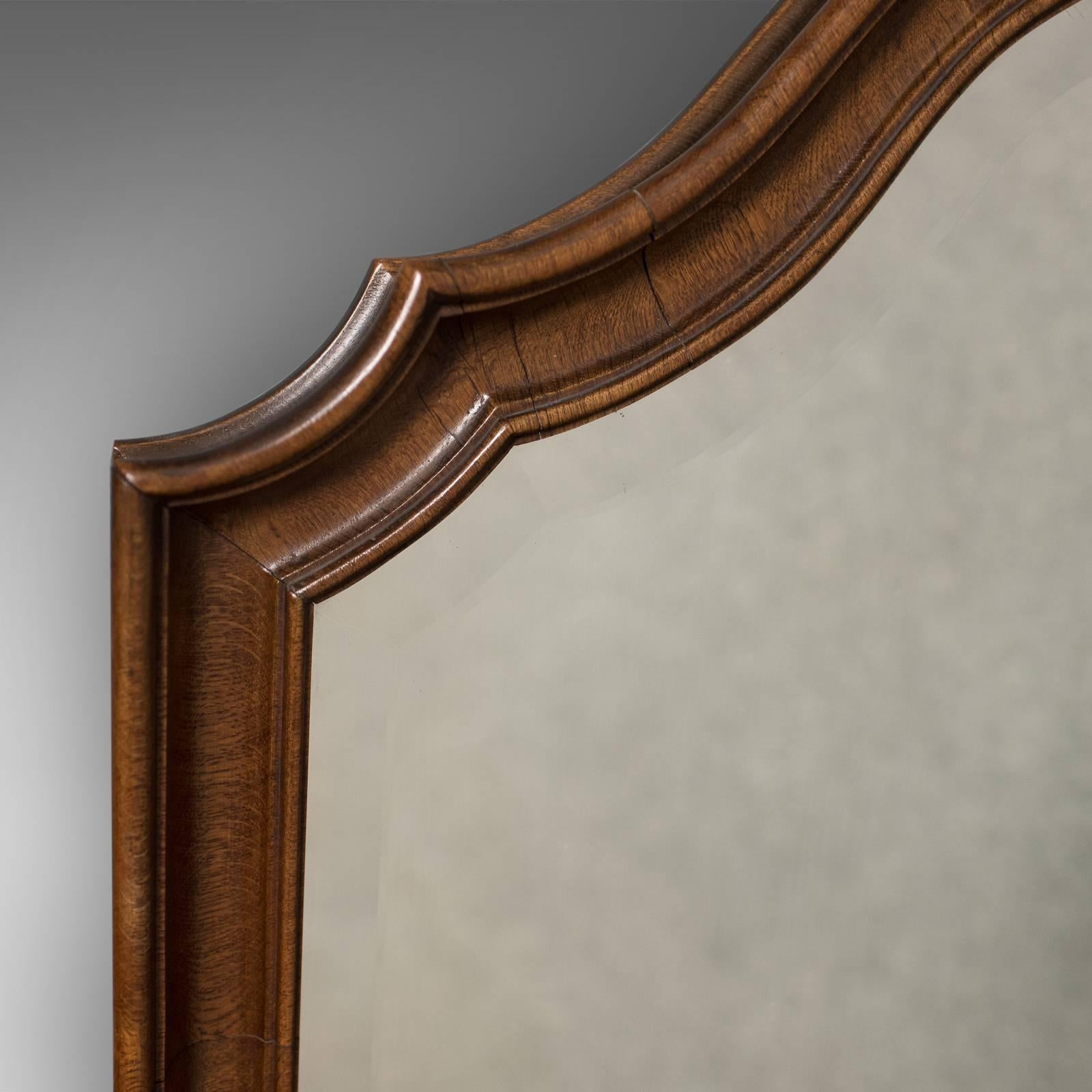 Antique Wall Mirror, English, Walnut, Edwardian, circa 1910 3