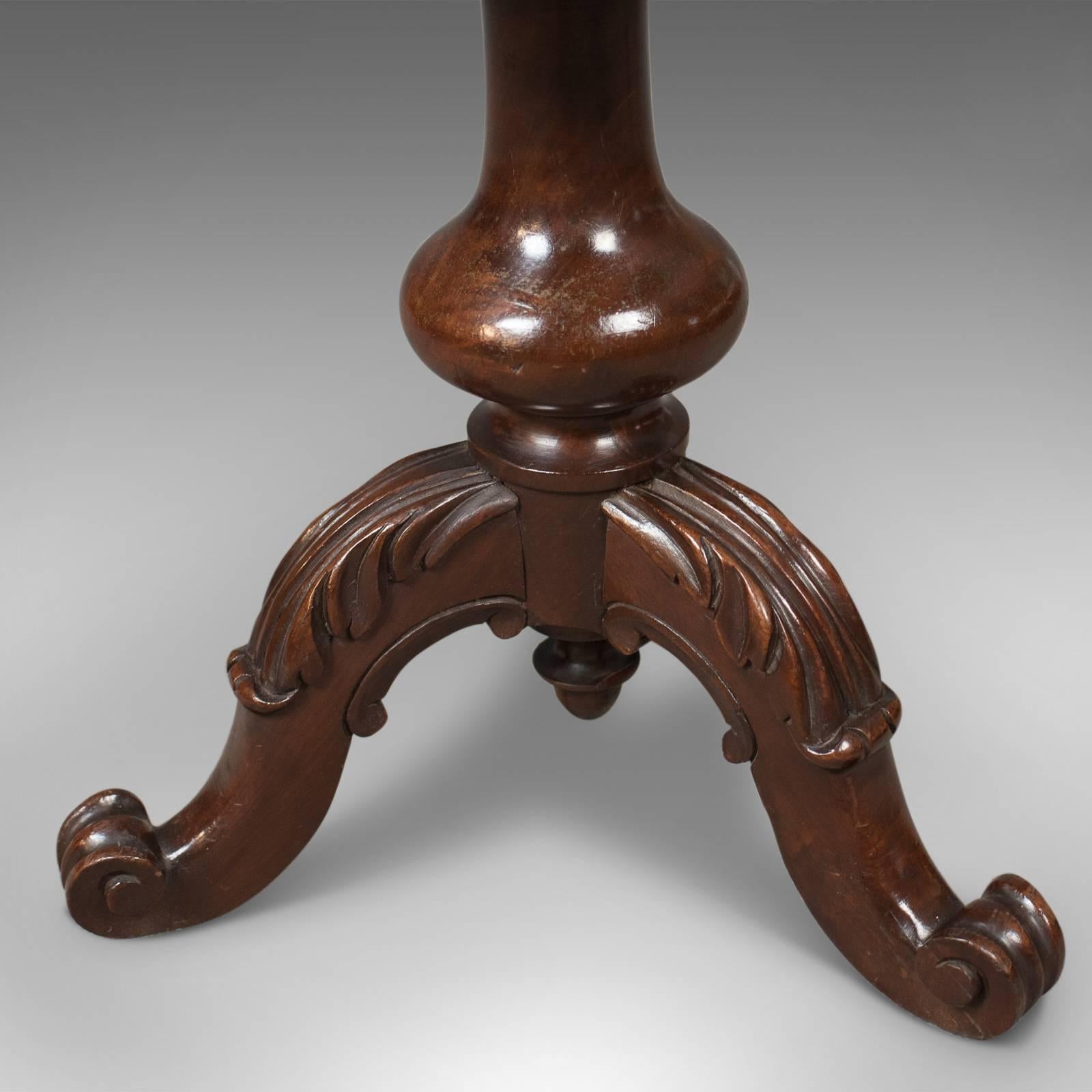 Great Britain (UK) Adjustable Antique Piano Stool, Mahogany, Victorian, English, circa 1880