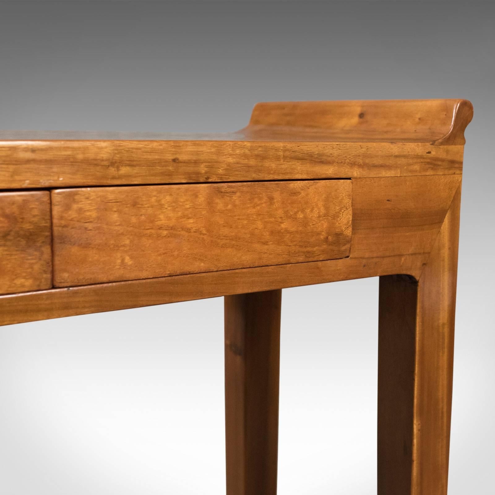 20th Century Midcentury Hall Console Table, Oriental Alter Table in Cherry