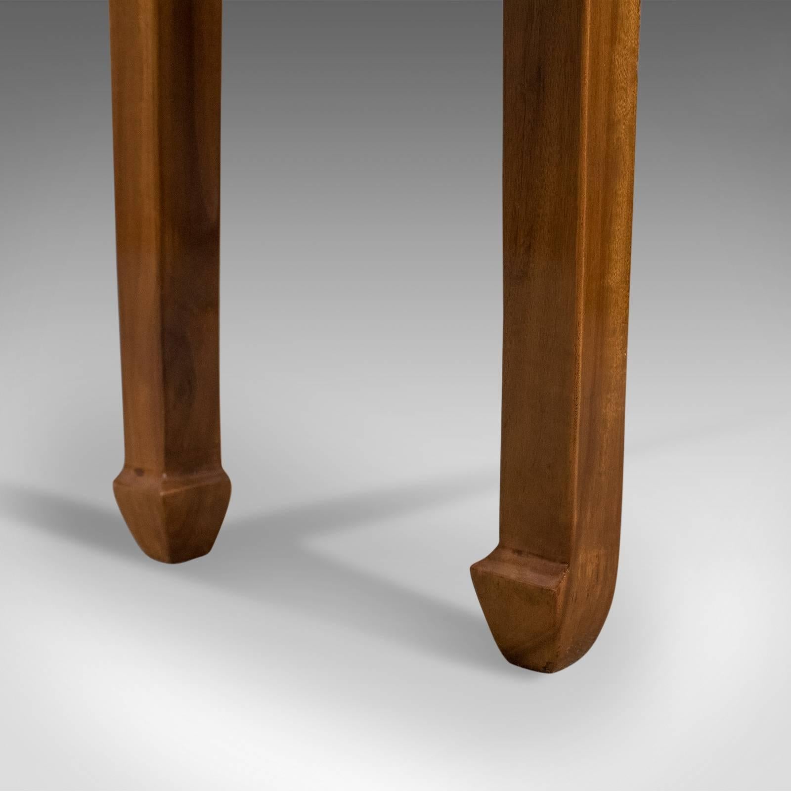 Midcentury Hall Console Table, Oriental Alter Table in Cherry 2