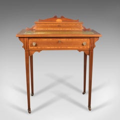Edwardian Antique Writing Table, Top Quality Desk, London, England Cooper & Holt