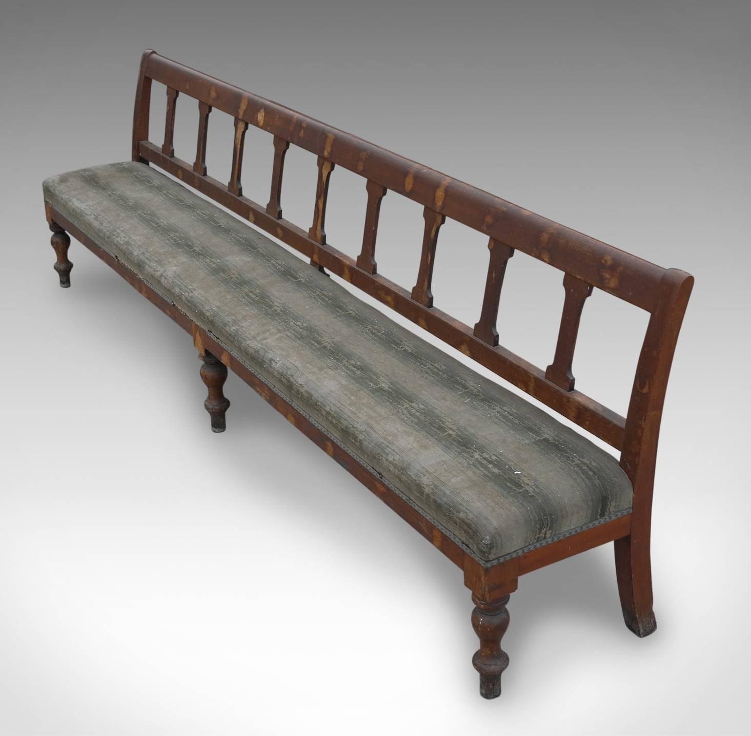 antique railway benches
