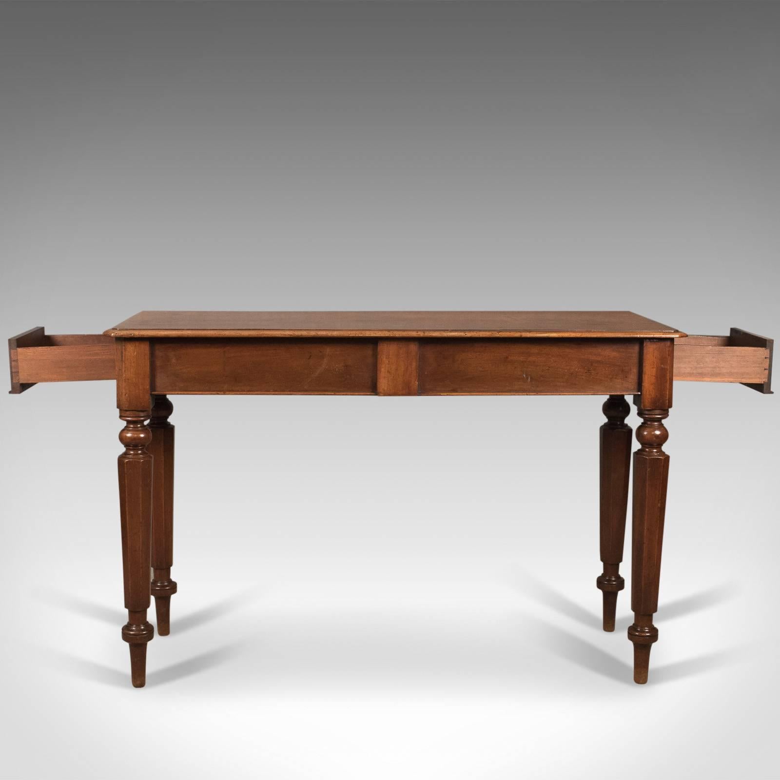 Antique Console Table, English, Mahogany, Regency, circa 1820 In Good Condition In Hele, Devon, GB