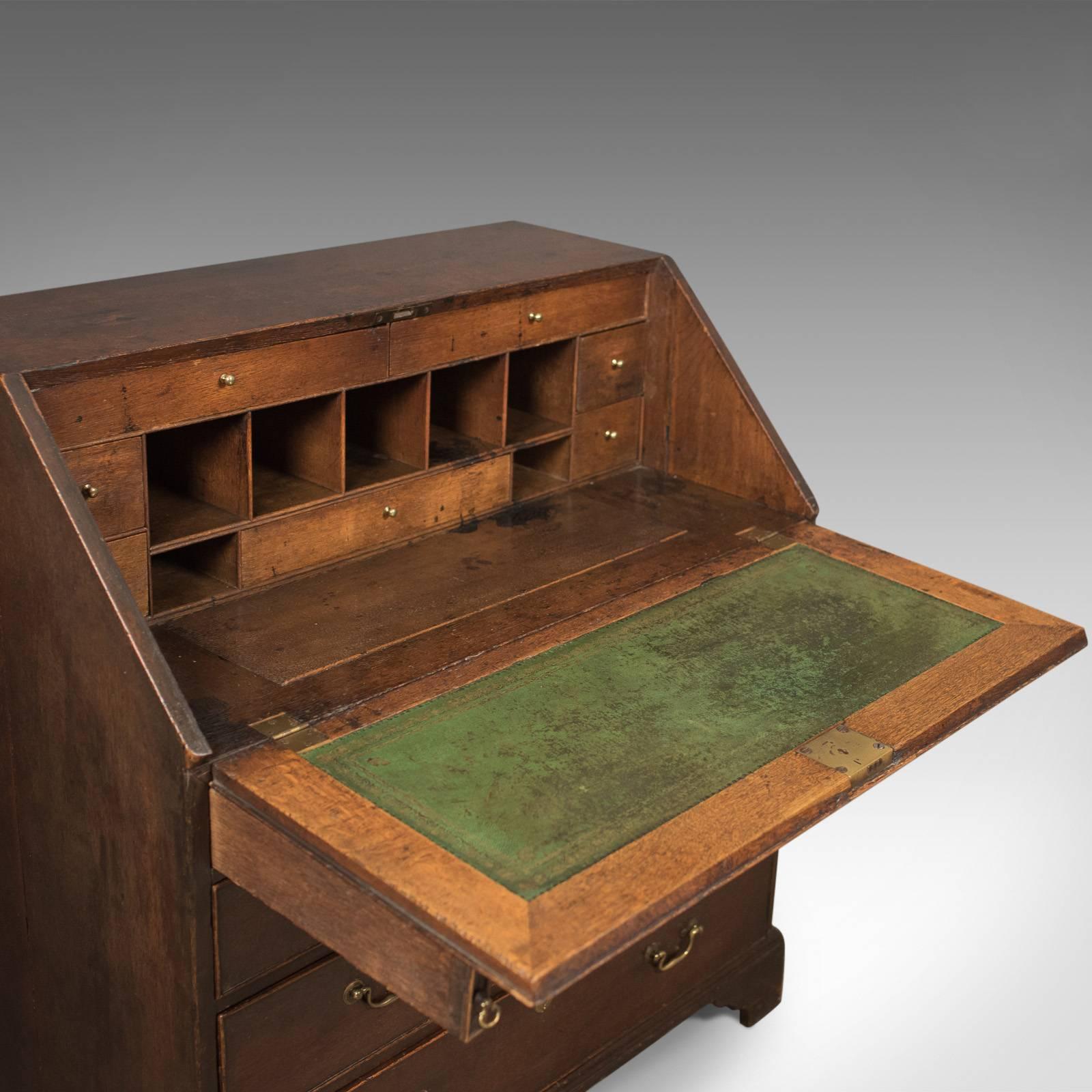 oak desk with drawers