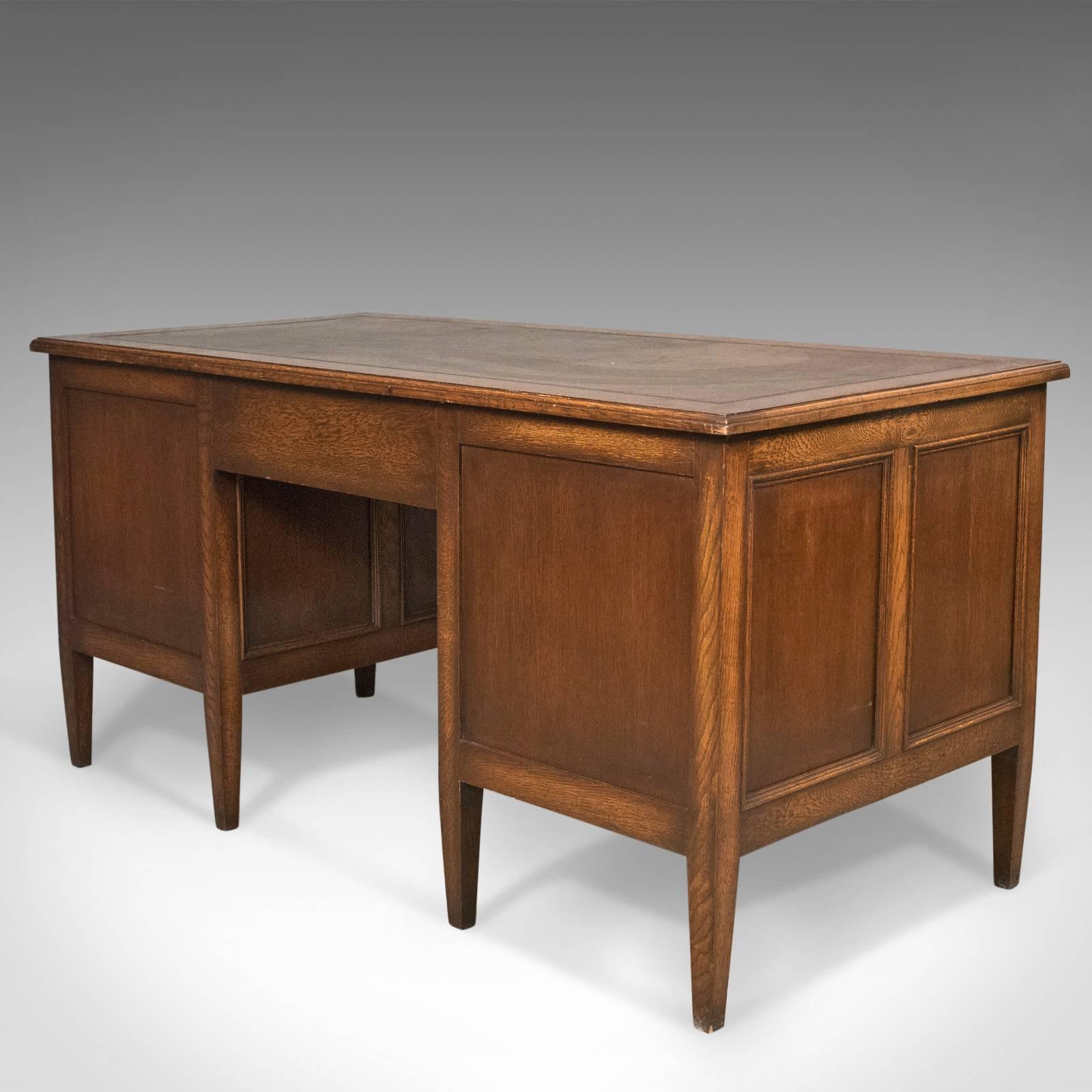 1930s oak desk