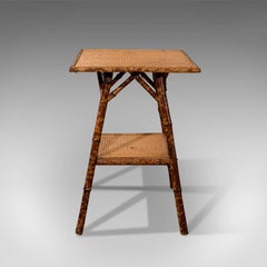 Late 19th Century Antique Bamboo Table, Oriental, Victorian, circa 1890
