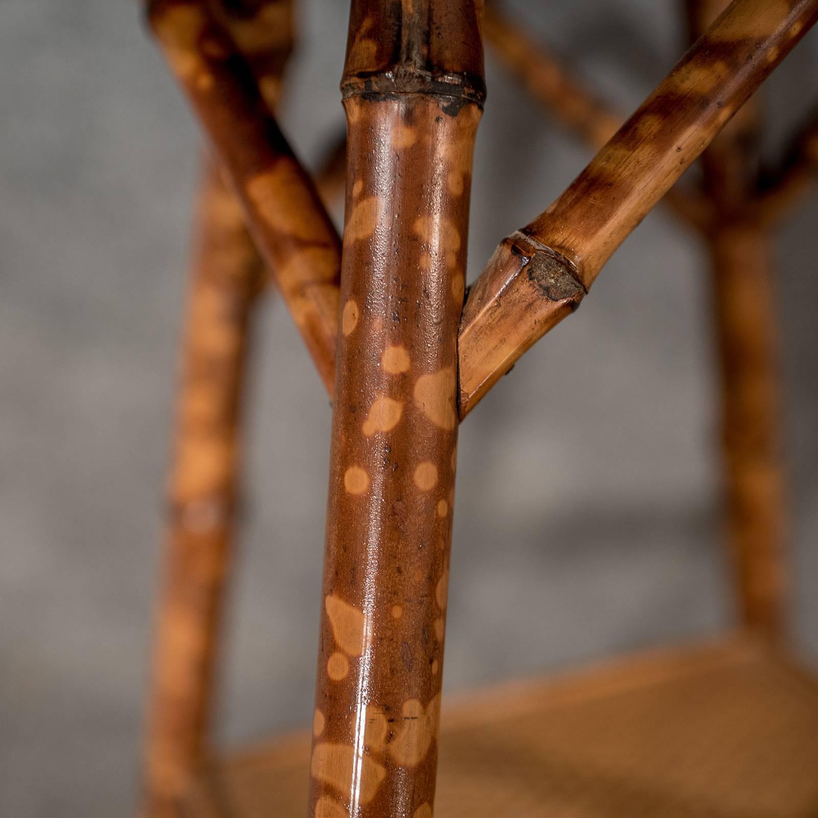 Late 19th Century Antique Bamboo Table, Oriental, Victorian, circa 1890 4