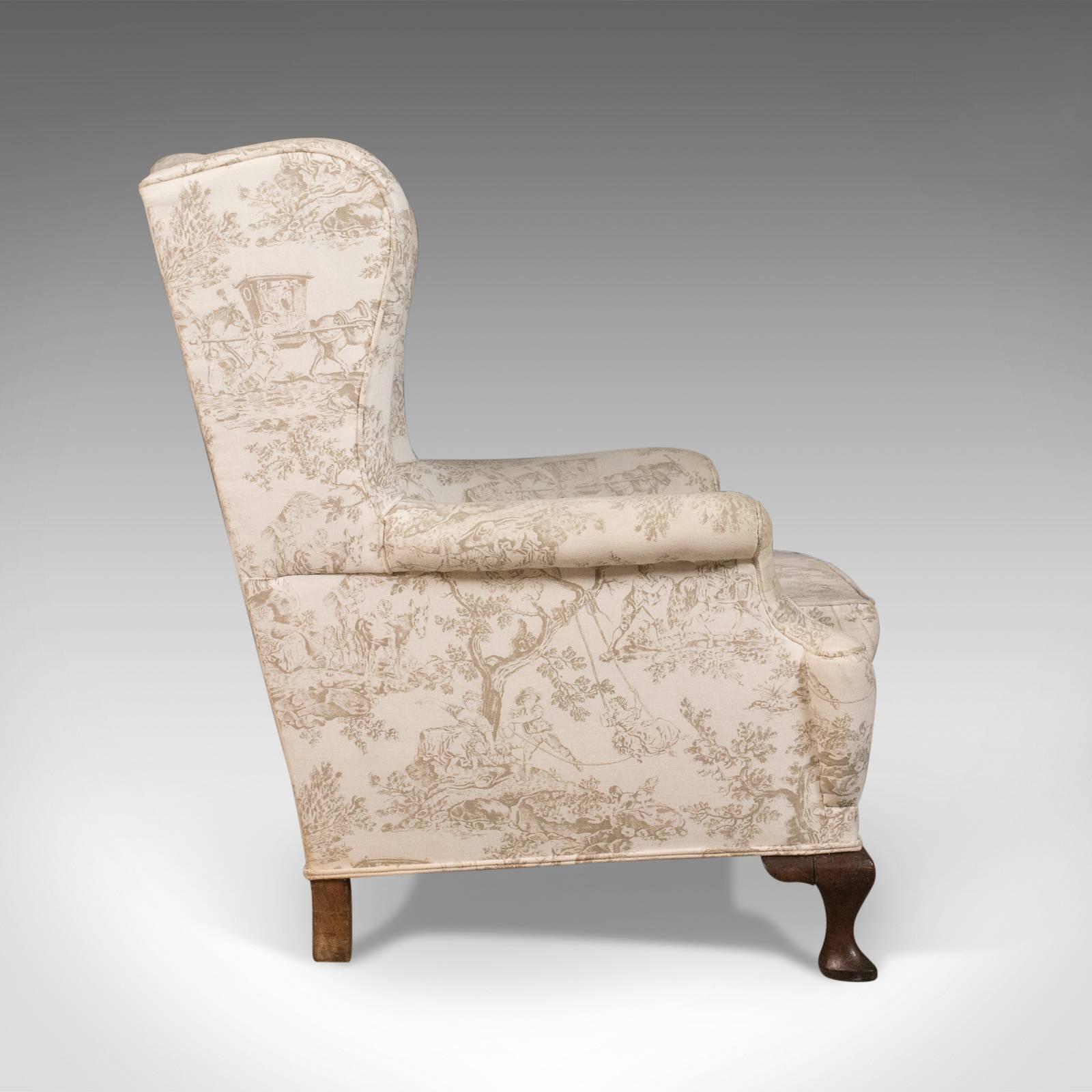 victorian wingback chair