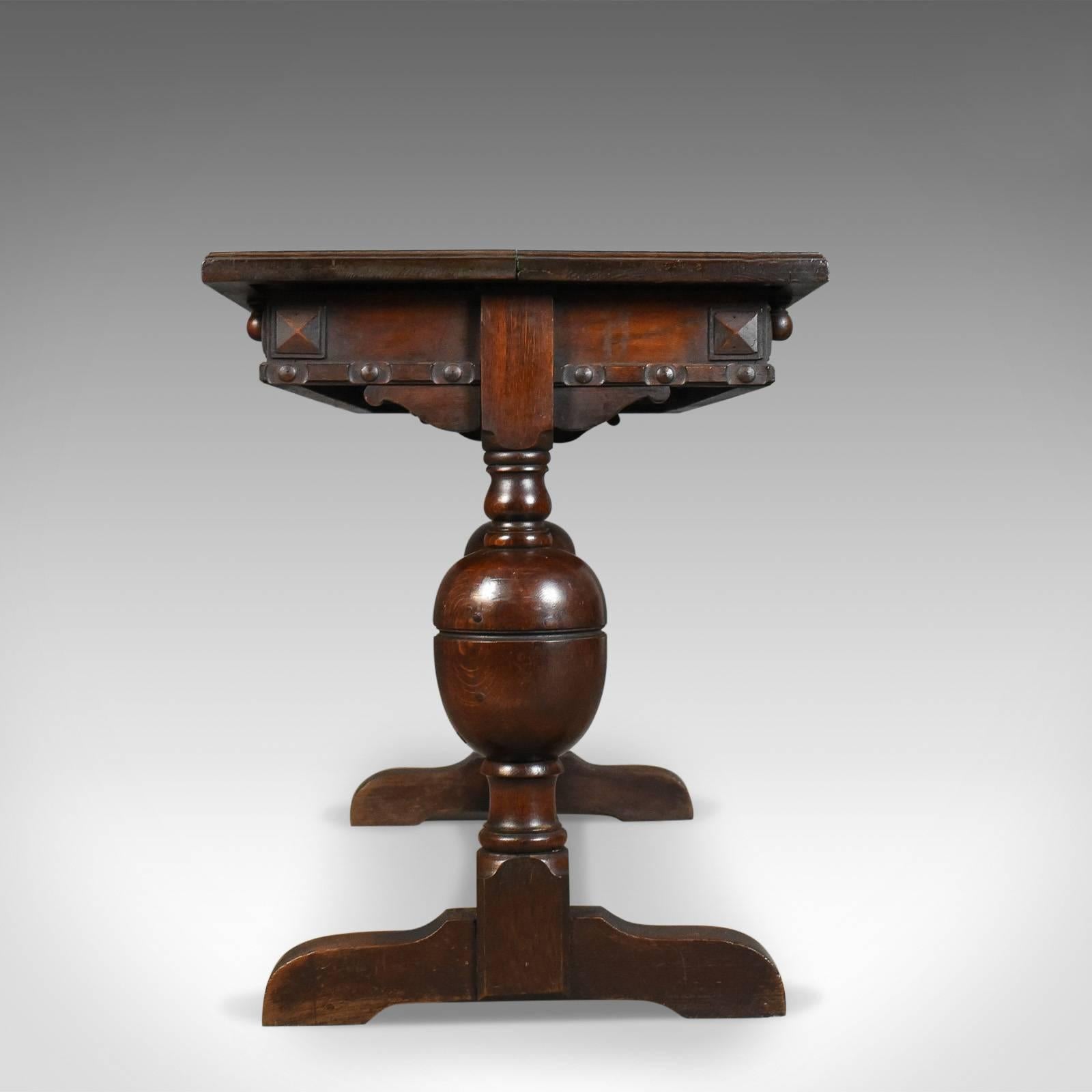 Jacobean Extending Antique Dining Table, 17th Century Refectory Taste, English circa 1900