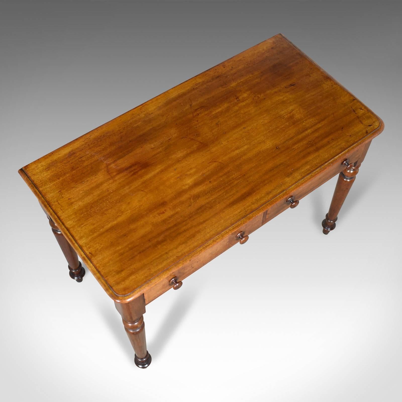 Antique Side Table, English, Mahogany, 19th Century, Circa 1860  In Good Condition In Hele, Devon, GB