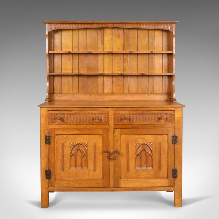 Vintage Kitchen Dresser English Oak Mid 20th Century Victorian This Is A Vintage Kitchen Dresser An English Oak Mid 20th Century Victorian