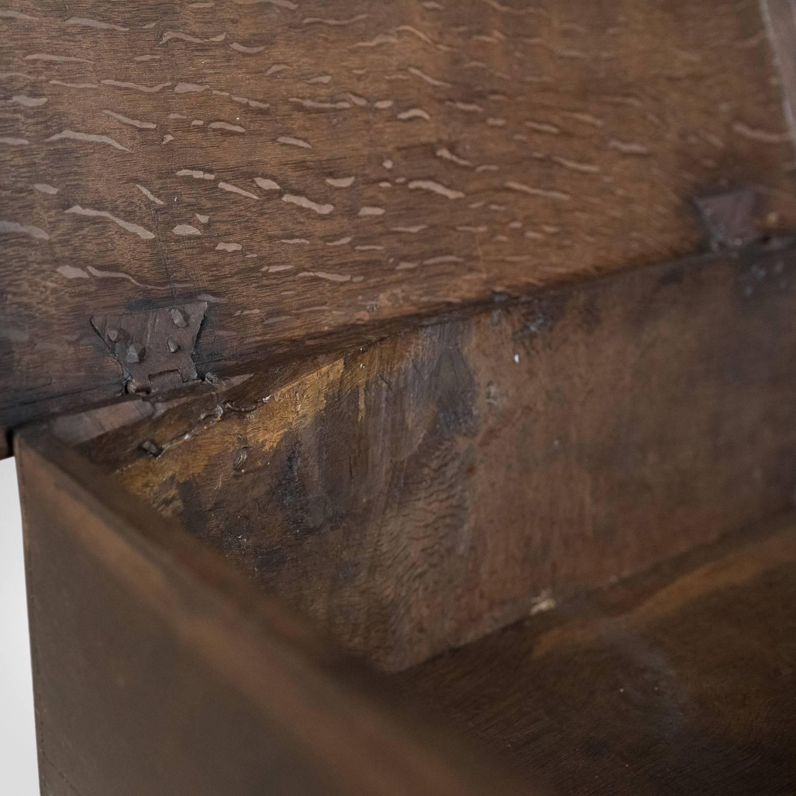 Antique Bible Box, English Oak Chest, circa 1700 2