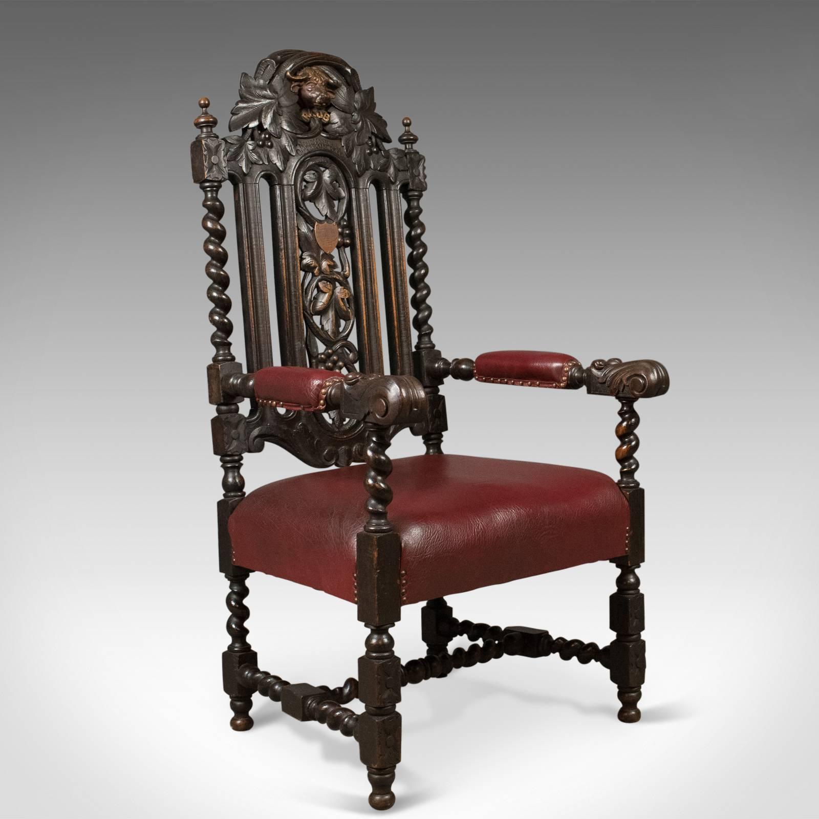 Great Britain (UK) Antique Lodge Chair, 1913