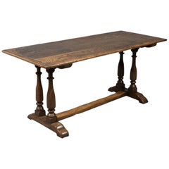 Antique Refectory Table, 17th Century and Later, English, Oak